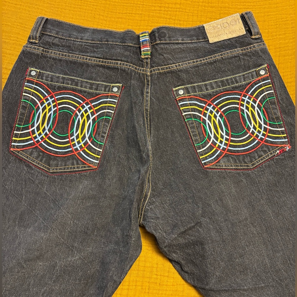 Vintage Y2K Men’s‎ COOGI Australia Baggy JEANS BLACK Waist 40